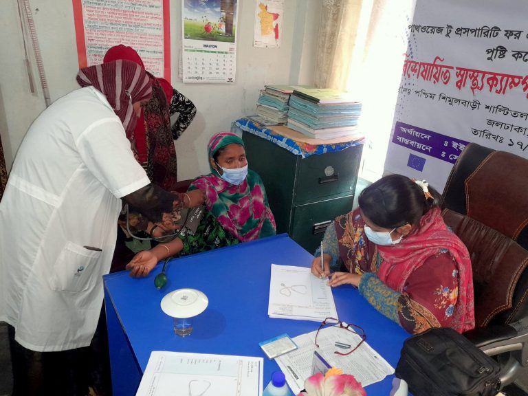 Prosperity health camps: one-stop primary healthcare services for extreme poor people