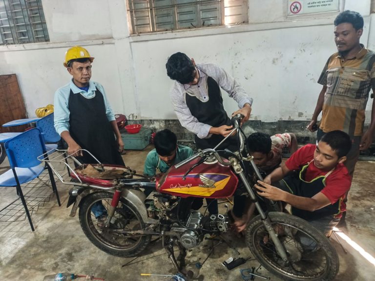 Vocational training organised to create employment opportunities for extremely poor household members